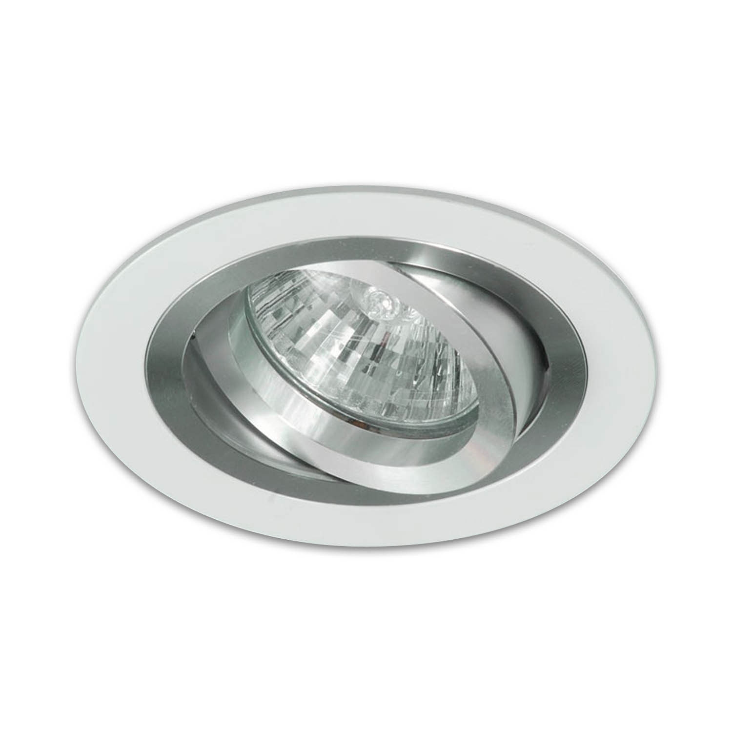Foco empotrable 202 GU10 LED circular acero inox - Maslighting