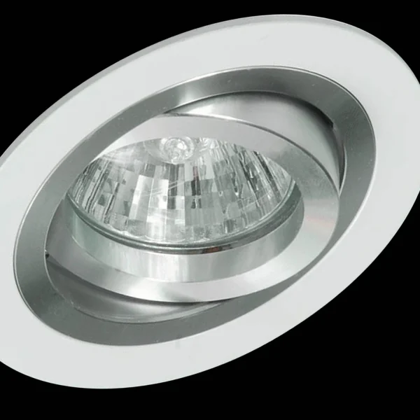 Foco empotrable 202 GU10 LED circular acero inox - Maslighting
