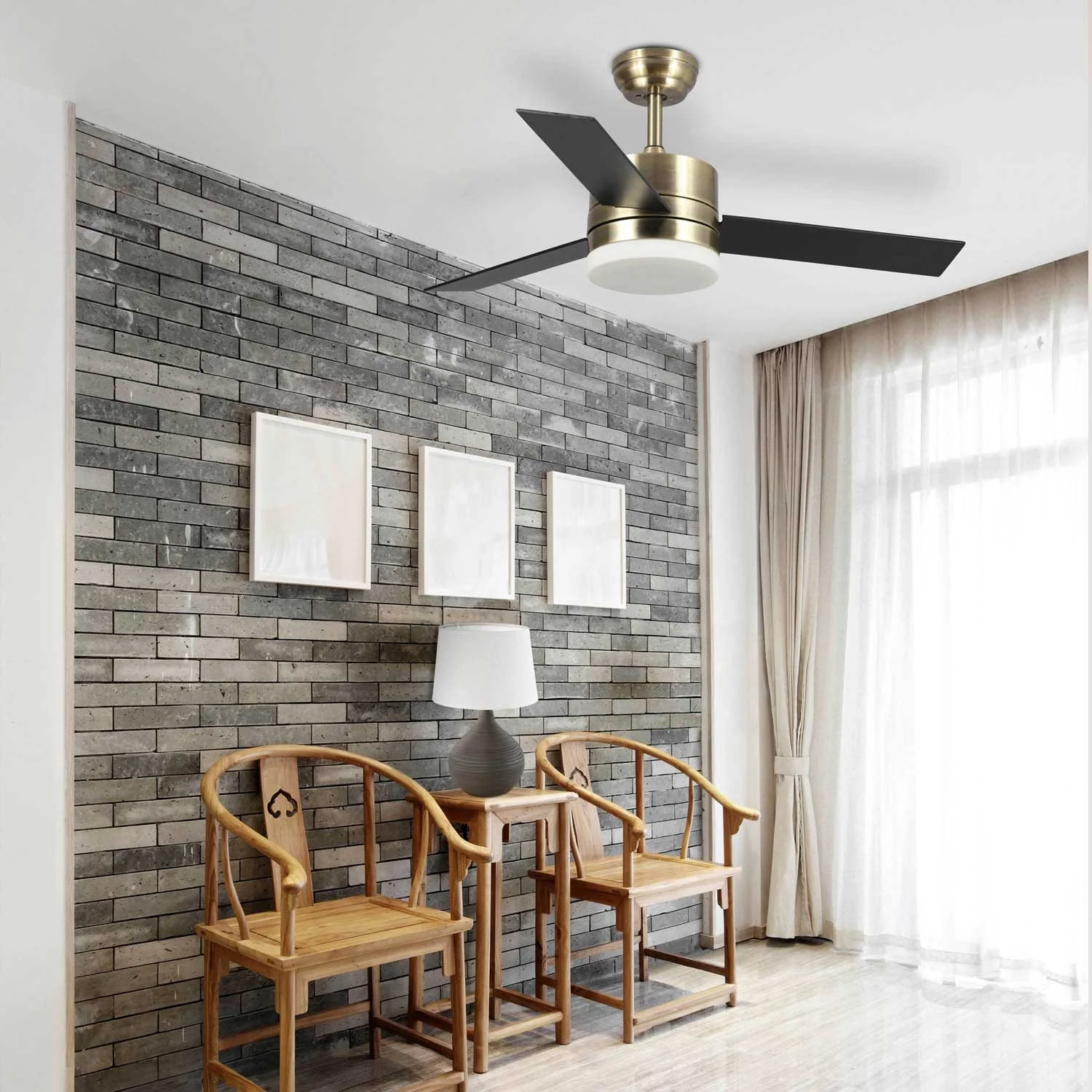 Cambia la decoración de tu hogar con nuestro ventilador de techo con aspas  rever…