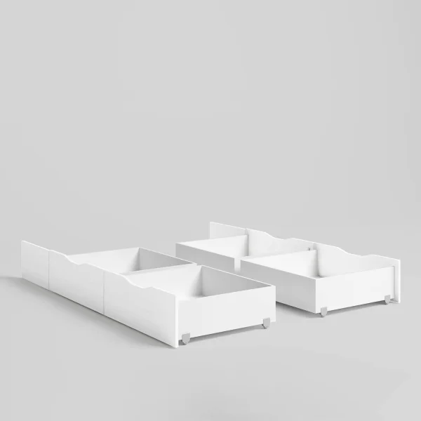 Cama 4 cajones Blanca BED 150x190 cm.