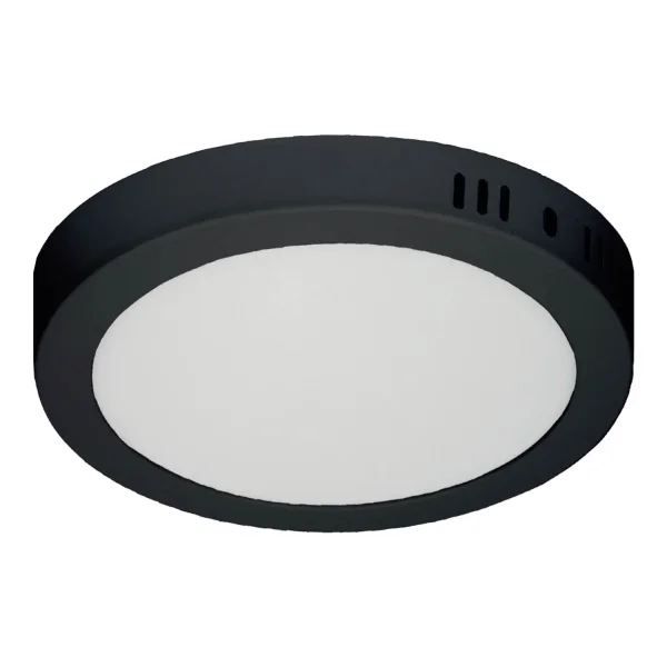 DOWNLIGHT LED SUPERFICIE CIRCULAR 24W 3000K-6000K Ø 29,5 CM NEGRO